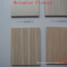 Good Quality Wood Grain Plywood with Melamine Laminated